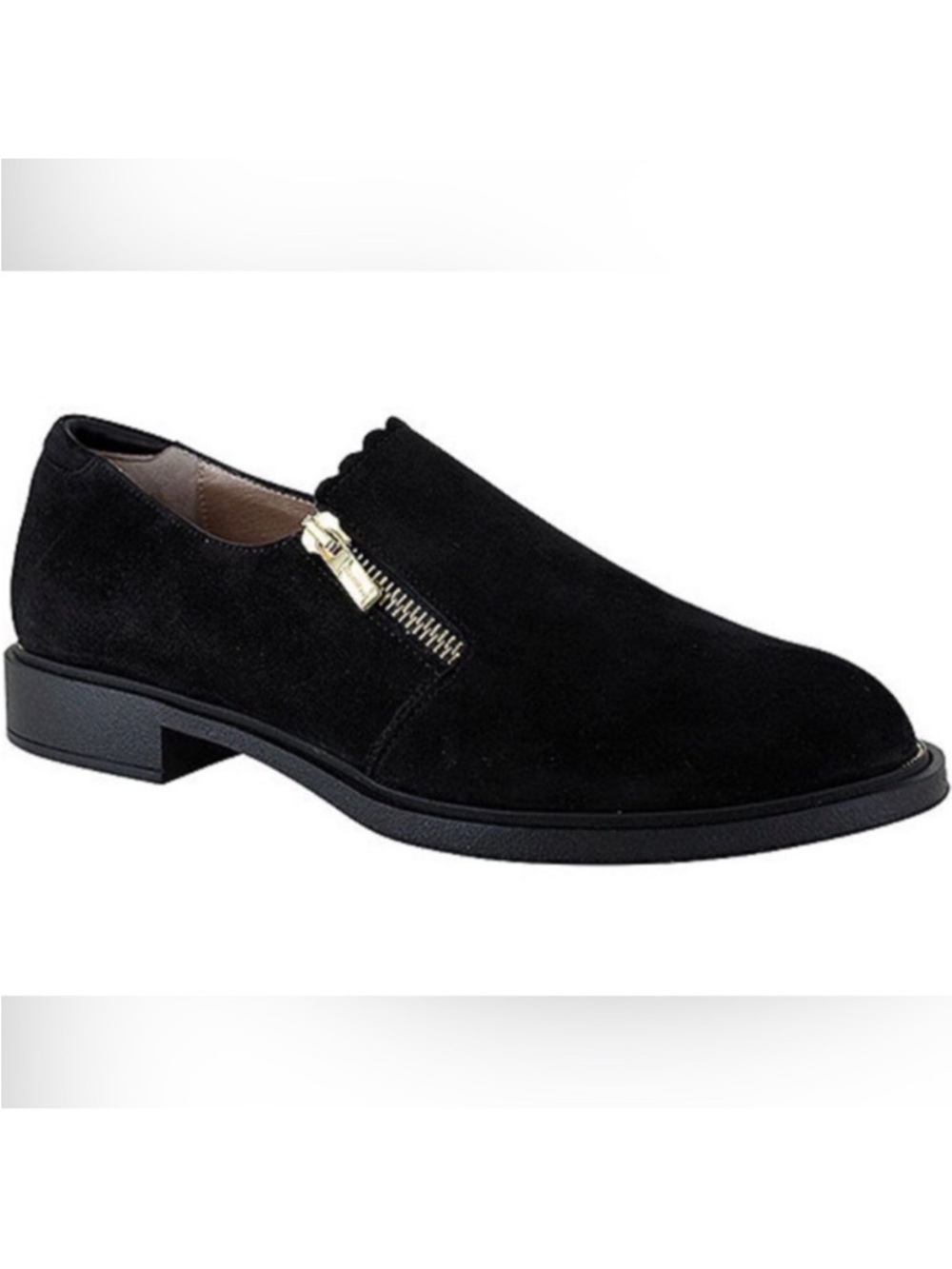BeautiFeel‎ Suede Loafers Black Comfort Shoes Women’s Size EU 37/US 6-6.5